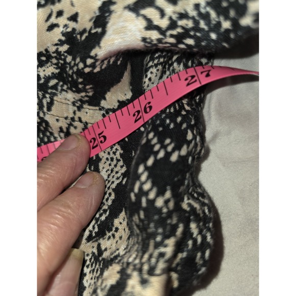 Calvin Klein Snakeskin Button Up Blouse. Lagonlook, Cottagecore,‎ Academia, Y2K, - Picture 7 of 10